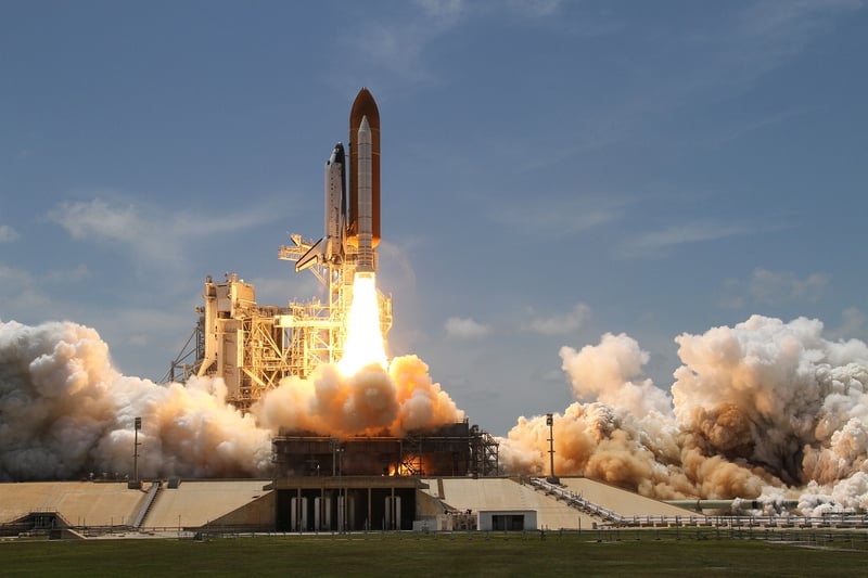 Space Shuttle Lift Off